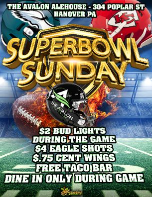 superbowl sunday flyer